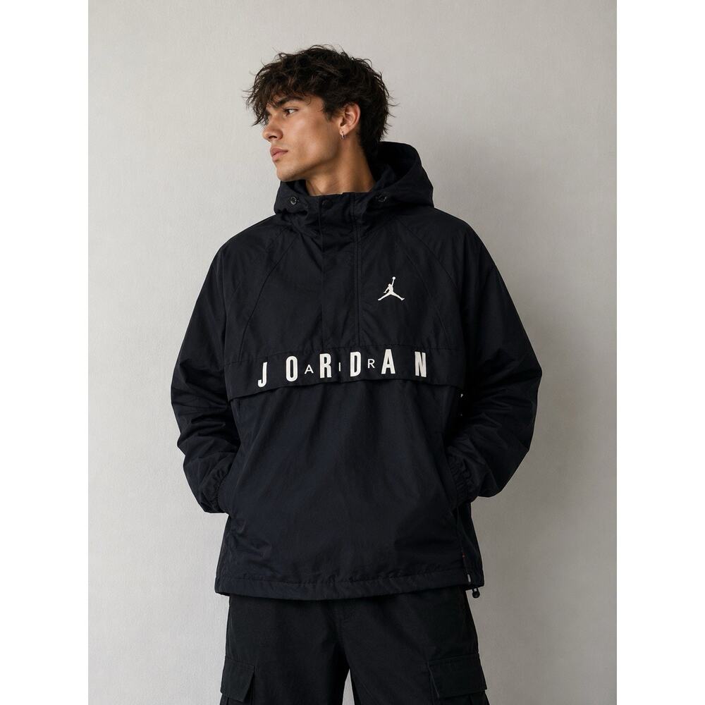 Nike Jordan Jumpman Jacket 1/2 Zip Pullover Lightweight Woven Men’s Small EUC